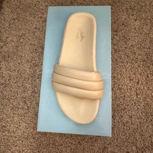 Seychelles Low Ley Sandal Ivory Leather - Size 7